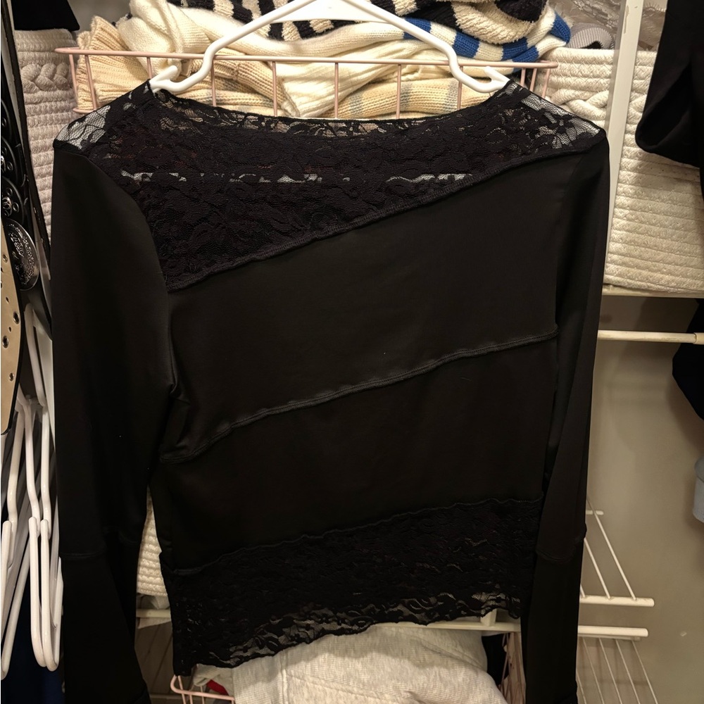 Urban Outfitters Black Lace Blouse